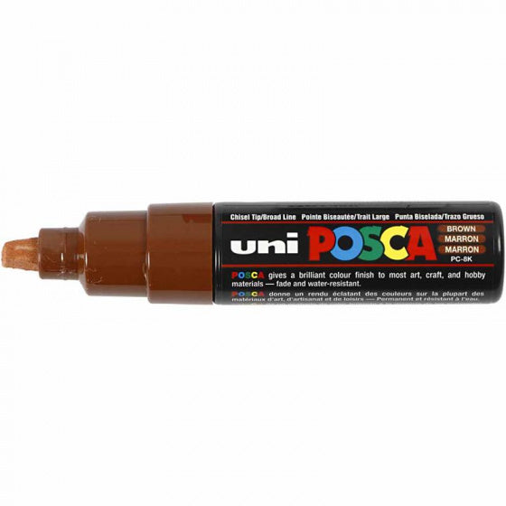 marker junior 8 mm bruin