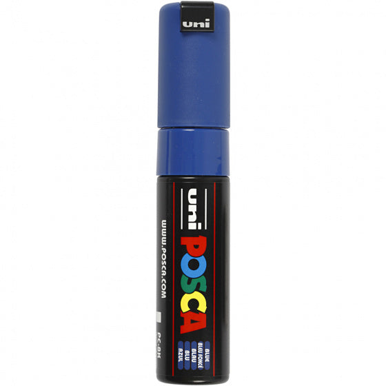 marker junior 8 mm donkerblauw