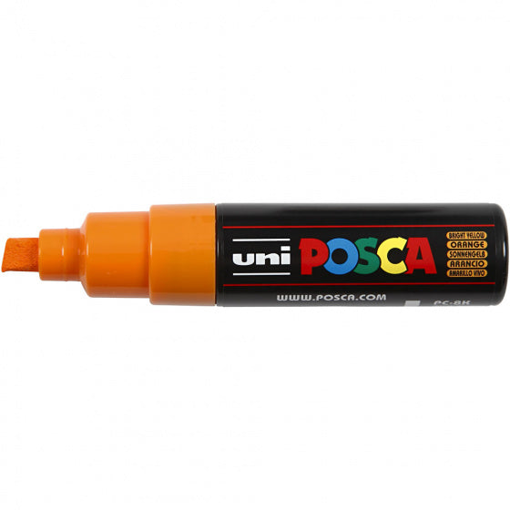 marker junior 8 mm helder geel