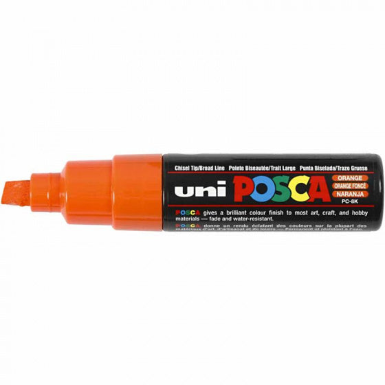 marker junior 8 mm oranje