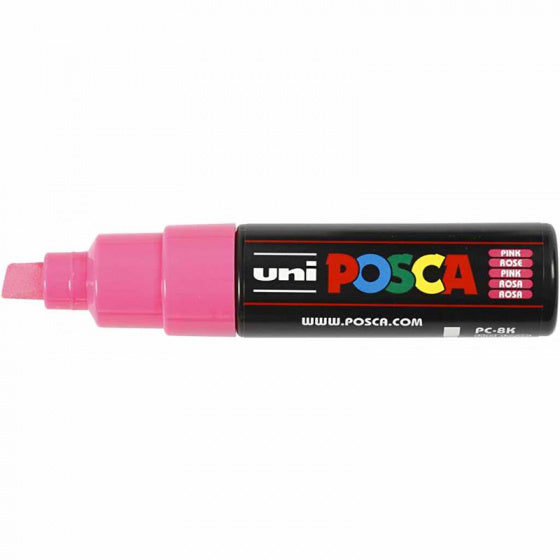marker junior 8 mm donkerroze