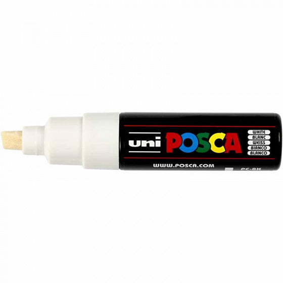 marker junior 8 mm wit