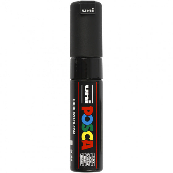 marker junior 8 mm zwart