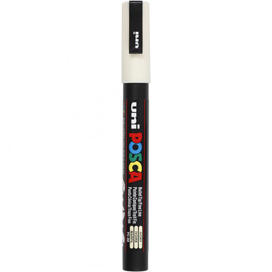 verfmarker PC-3M lijndikte 0,9 - 1,3 mm ivoorwit