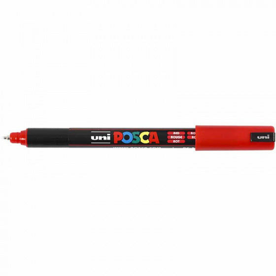 verfmarker PC-1MR lijndikte 0,7 mm rood