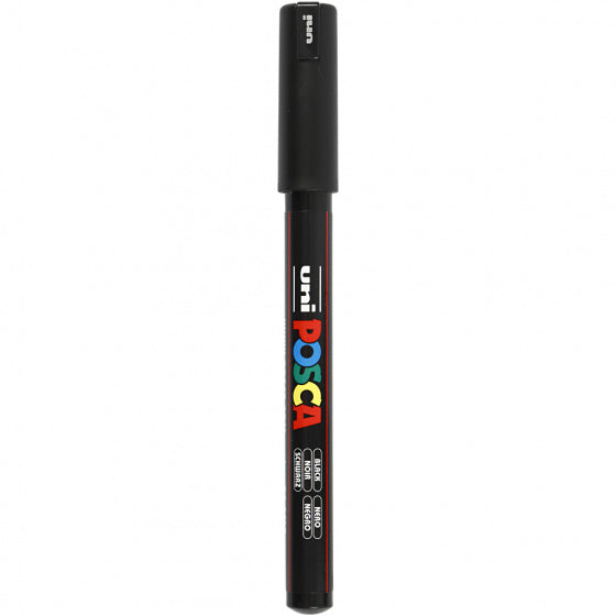 verfmarker PC-1MR lijndikte 0,7 mm zwart