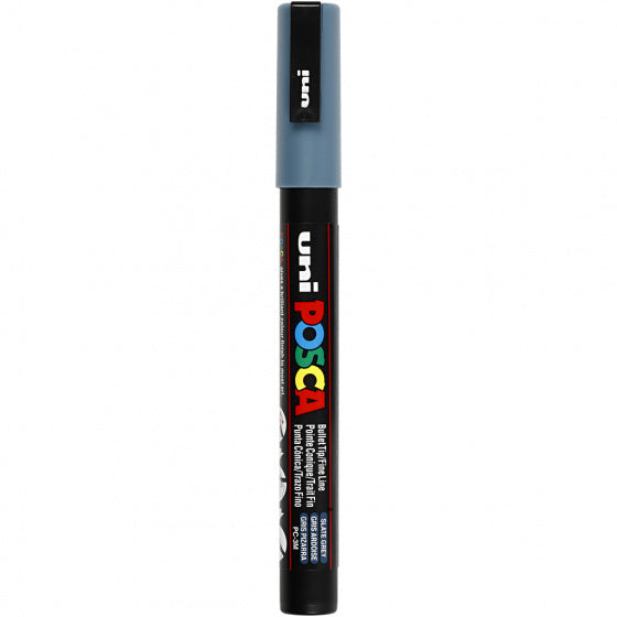 verfmarker PC-3M lijndikte 0,9 - 1,3 mm donkergrijs