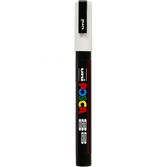 verfmarker PC-3M lijndikte 0,9 - 1,3 mm wit