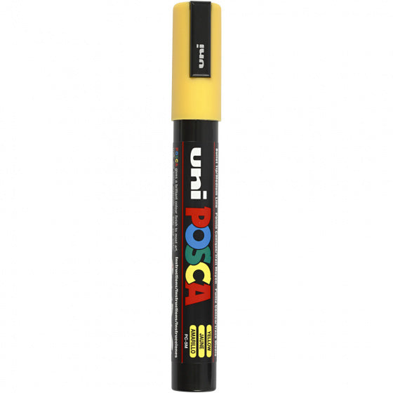 verfmarker PC-5M lijndikte 1,8 - 2,5 mm geel