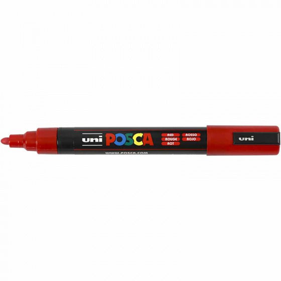 verfmarker PC-5M lijndikte 1,8 - 2,5 mm rood