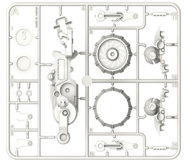 bouwpakket Racehorse jongens 19 x 16 cm grijs/rood