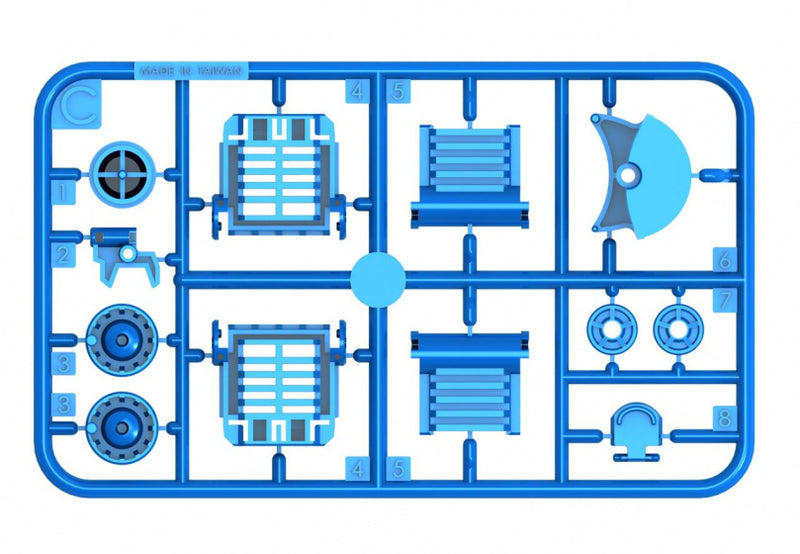 bouwpakket Racehorse jongens 19 x 16 cm grijs/rood