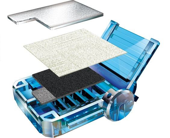 bouwpakket Racehorse jongens 19 x 16 cm grijs/rood