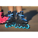 inline skates One Stargaze 85A zwart/blauw maat 29/32
