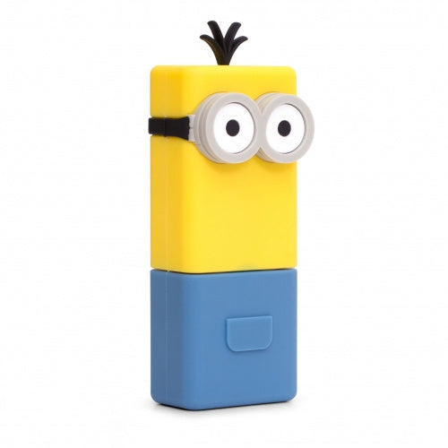 powerbank Minions Kevin 12 cm geel/blauw 2-delig