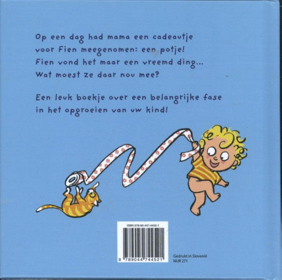 Fien gaat op het potje