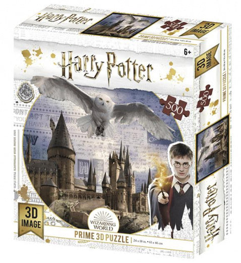 3D-puzzel Harry Potter/Hogwarts en Hedwig 500 stuks