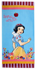 strandlaken Sneeuwwitje Princess 70 x 140 cm katoen blauw