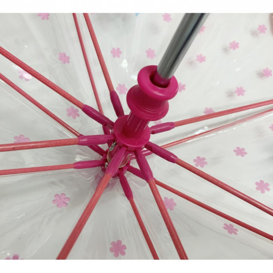 kinderparaplu Princess meisjes 45 cm transparant