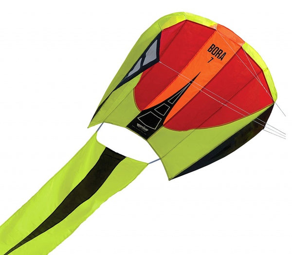 eenlijnsvlieger Bora 7 Blaze 124 x 81 cm groen/rood