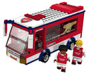 bouwpakket bus Arsenal 21 x 8 cm rood 233-delig