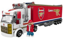 bouwpakket truck Arsenal 33 x 8 cm rood 282-delig