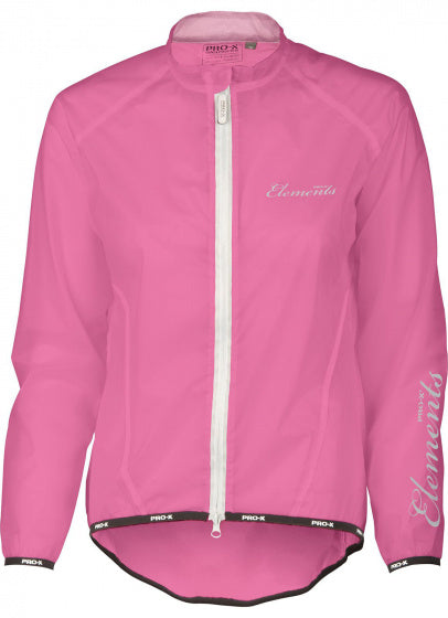 fietsjack Giulia dames polyamide roze maat 38