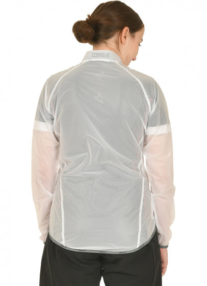 fietsjack Giulia dames polyamide wit maat 44