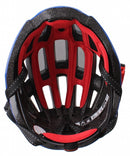 fietshelm met verlichting unisex blauw mt 49-59