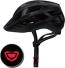 fietshelm met verlichting unisex matzwart maat L