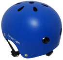 fietshelm junior polystyreen blauw maat S