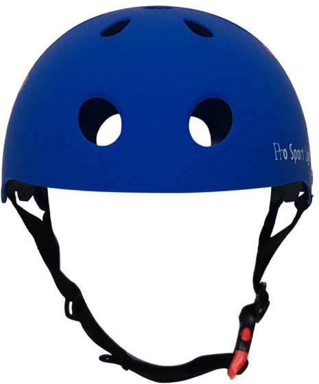 fietshelm junior polystyreen blauw maat M
