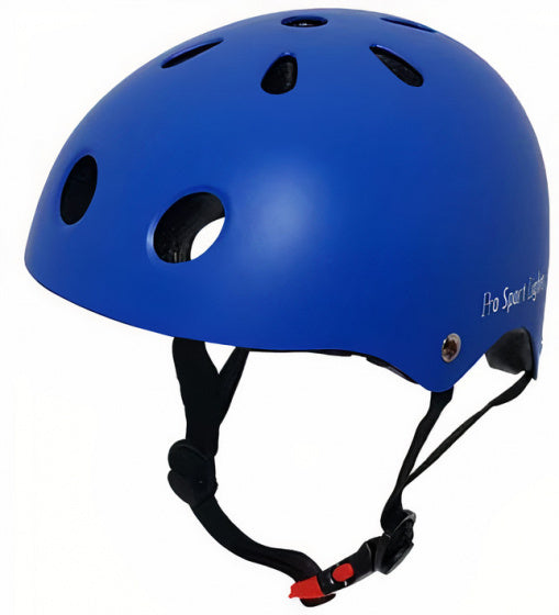 fietshelm junior polystyreen blauw maat S