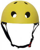 fietshelm junior polystyreen geel maat M