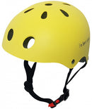 fietshelm junior polystyreen geel maat M