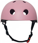fietshelm junior polystyreen roze maat S