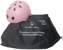 fietshelm junior polystyreen roze maat S