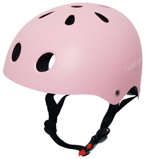 fietshelm junior polystyreen roze maat M