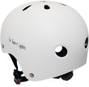 fietshelm junior polystyreen wit maat M