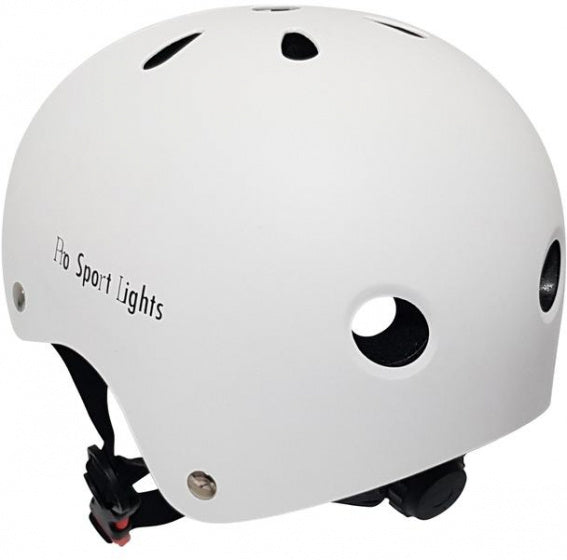 fietshelm junior polystyreen wit maat S