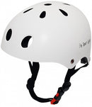 fietshelm junior polystyreen wit maat S