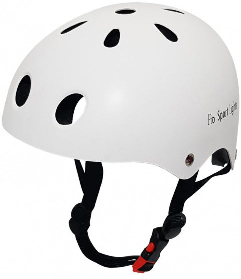 fietshelm junior polystyreen wit maat S