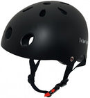 fietshelm junior polystyreen zwart maat M