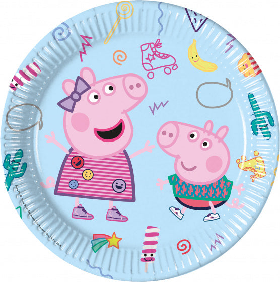 Papieren Bordjes FSC Peppa Pig, 8st.