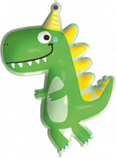 folieballon dinosaurus junior 107 x 90 cm groen