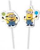 rietjes Minions Ballons Party 24 cm geel 6 stuks
