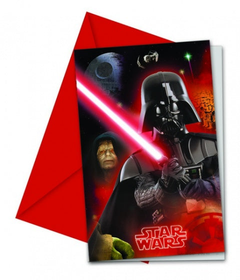 Star Wars Uitnodigingen, 6st.
