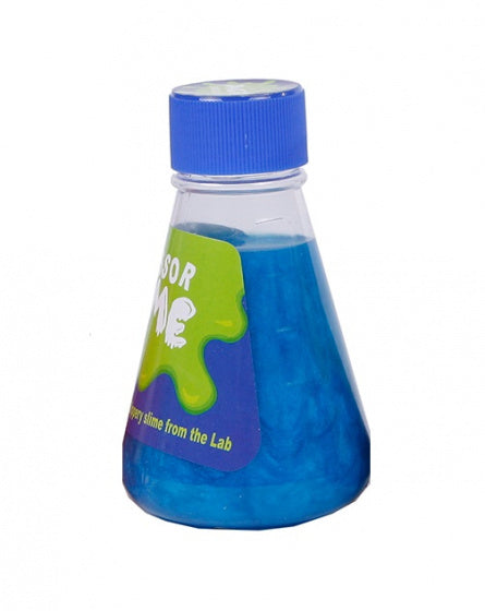 slijm in laborantenfles junior 13 cm blauw