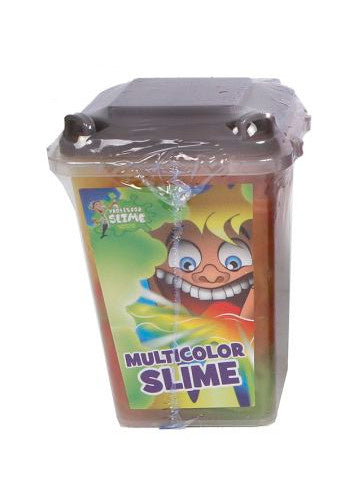 slijm vuilniscontainer junior 7 x 7 x 9 cm grijs