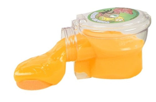 toilet met neonkleurige putty 9,5 cm junior geel